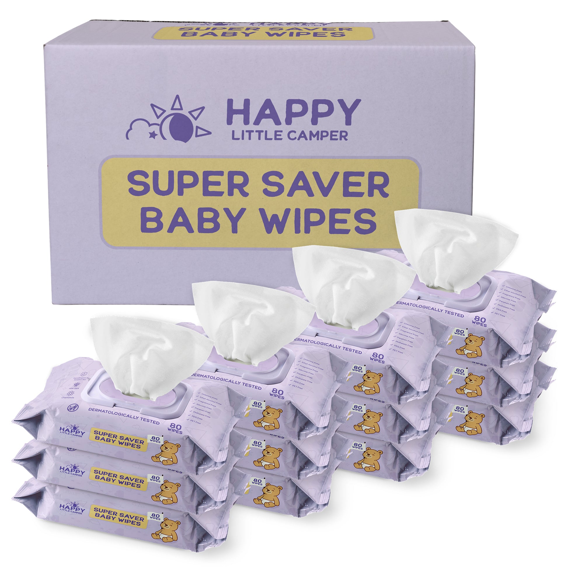 Happy Little Camper Super Saver Baby Wipes