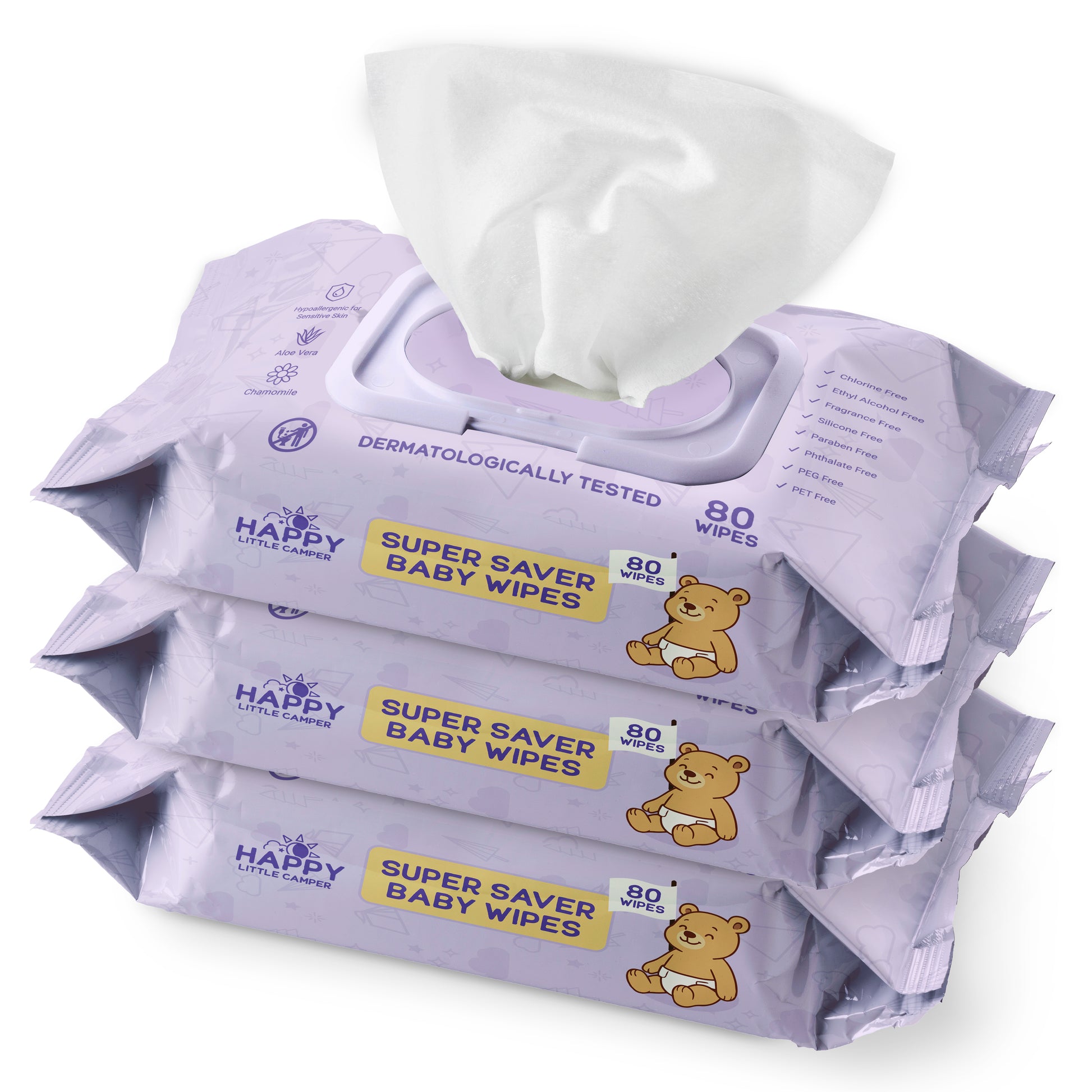 Happy Little Camper Super Saver Baby Wipes